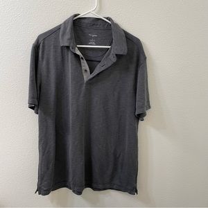 Van heusen polo shirt gray large